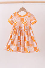 Tennessee floral checkered bamboo dress