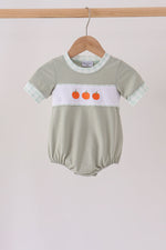 Sage pumpkin embroidery bubble