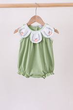 Sage Pumpkin Embroidered Bubble