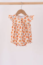 Pumpkin Bow Ruffle Bubble