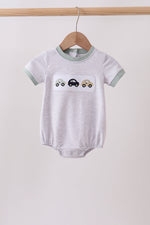 Green vehicle embroidery stripe bubble