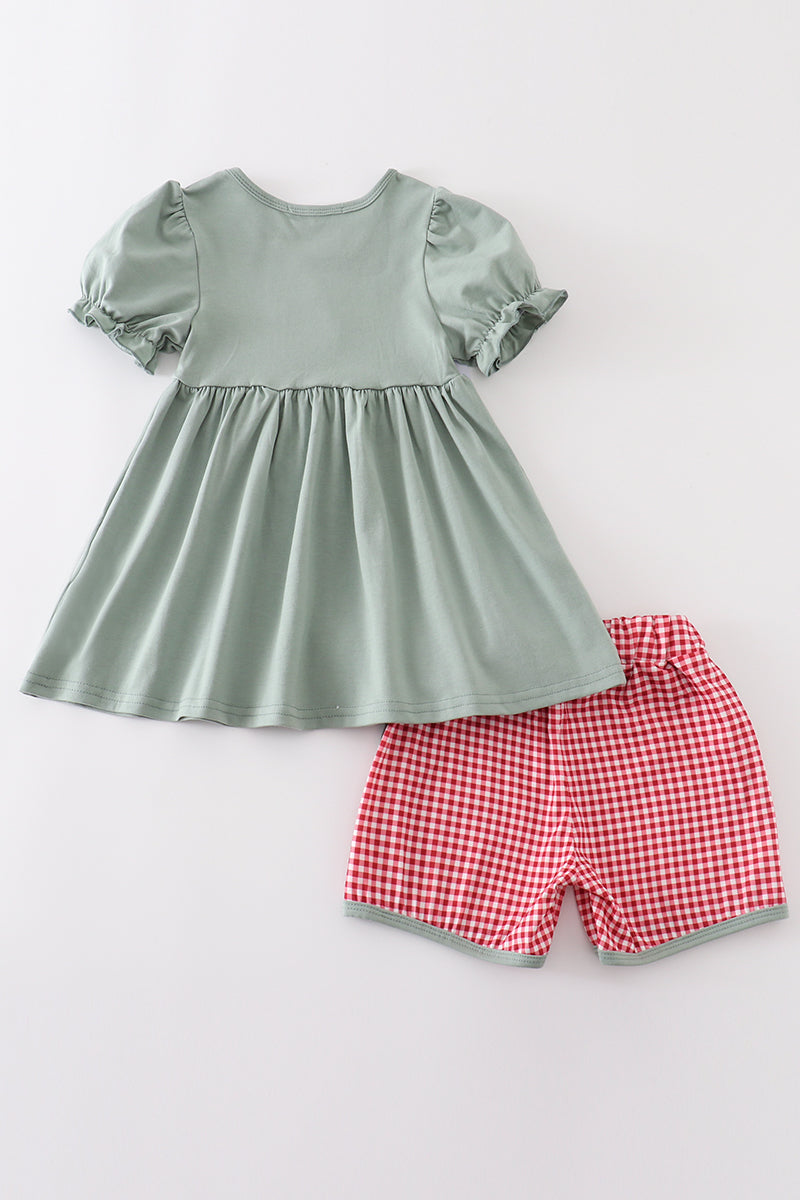 Sage farm french knot girl set