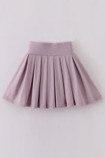 Purple yoga fabric girl skorts
