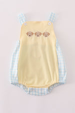 Yellow puppy embroidery bubble