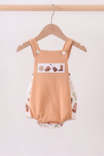 Brown Western Embroidered Bubble
