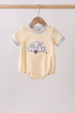 Khaki camper applique bubble