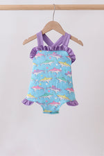 Blue Shark Ruffle Bubble