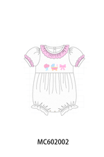 Pink Bow Ruffle Bubble