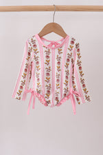 Pink Garden Ruffle Rashguard