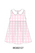 Pink gingham Dress