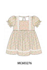 Floral Smocked Lace Dress