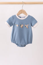Teal Duck Embroidery Bubble