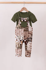 Forest Hunting bamboo 2pc set