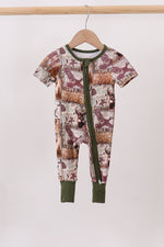 Forest Hunting Bamboo Romper