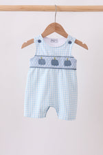 Blue Pumpkin Smocked Gingham Jon Jon