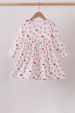 Pink Alabama Print Dress