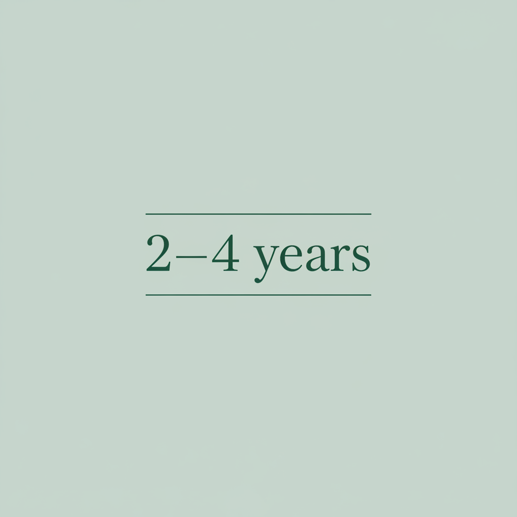 2–4 Years