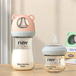 Newborn Glass Feeding Bottle Wide Caliber Anti-Flatulence Nursing Anti-Choke Baby Bottle Infant BPA Free 0-6 Month Glass Bottle