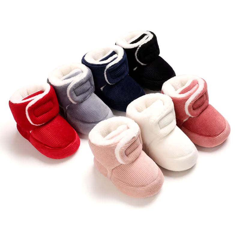 Winter Super Warm Newborn Shoes Baby Girls Princess Winter Boots First Walkers Soft Soled Infant Toddler Kids Boy Footwear Shoes