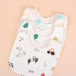 3Pcs U Shape Baby Bibs 360 Degree Rotation Muslin Kids Boy Girls Bandana Burp Cloth Newborn Infant Saliva Towel Toddler Stuff