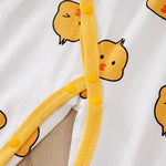 Chick Printed Clothes 0-18 Months Lt1Boy Girl Cartoon Romper Cotton Baby Newborn Toddler Spring Autumn Baby Jumpsuit Long Sleeve