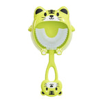 U-Shape Kids Toothbrush Cartoon Frog Print Toothbrush with Holder Children'S Toothbrush Silicone Cleaning Toothbrush 2-12Years