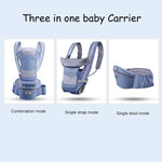 Newborn Ergonomic Baby Carrier Backpack Infant Baby Hipseat Carrier Front Facing Ergonomic Kangaroo Baby Wrap Sling Travel