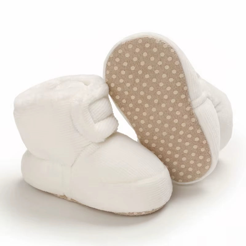 Winter Super Warm Newborn Shoes Baby Girls Princess Winter Boots First Walkers Soft Soled Infant Toddler Kids Boy Footwear Shoes