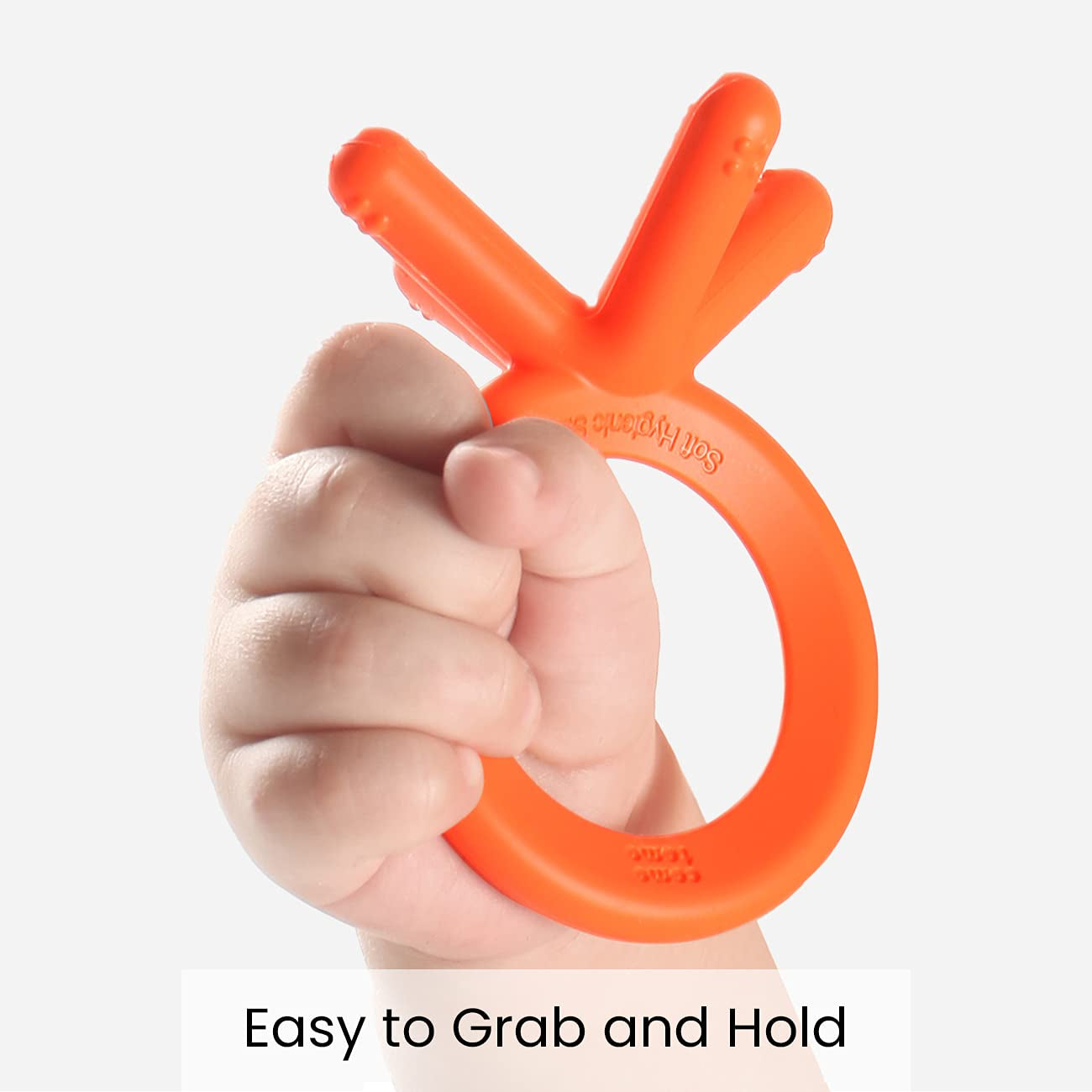 Silicone Baby Teether, Orange