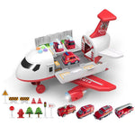 New Aircraft Simulation Track Inertia Toy Airplane with Lights Music Large Size Passenger Plane Kids Airliner Toy Car Gifts