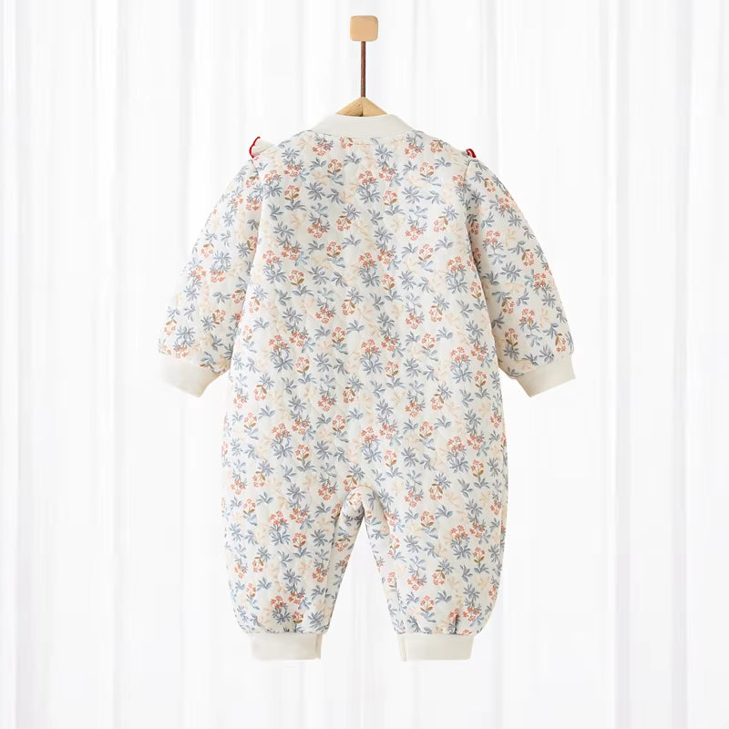 Soft Baby Girl Clothes Cotton Autumn and Winter Newborn Romper Cute Girl Bodysuit Warm Boy Clothes Babies 0 to 12 Months