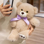 25/35CM New Lovely Bow Tie Bear Doll Plush Toy Hug Bear Doll Birthday Gift Pillow Teddy Bear Valentine Day Gift for Girls