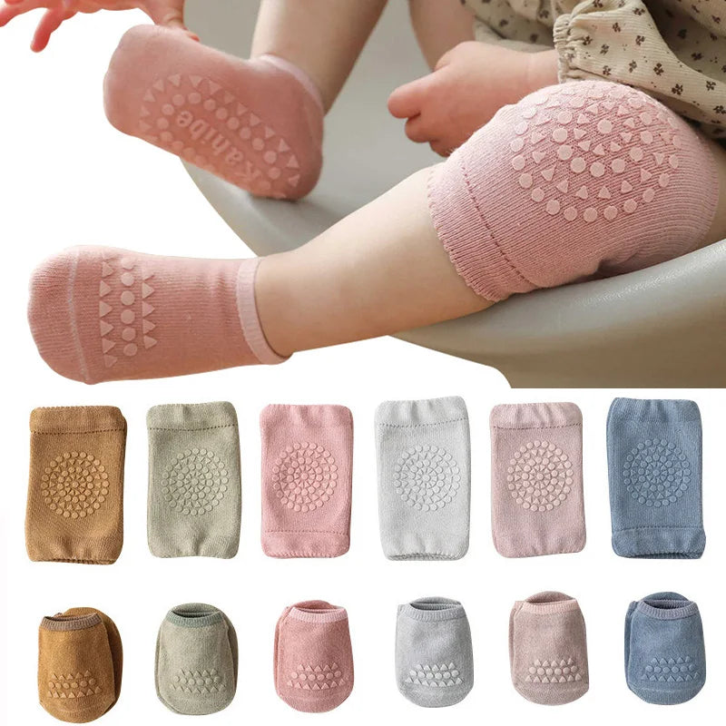 Baby Knee Pads and Socks Set 