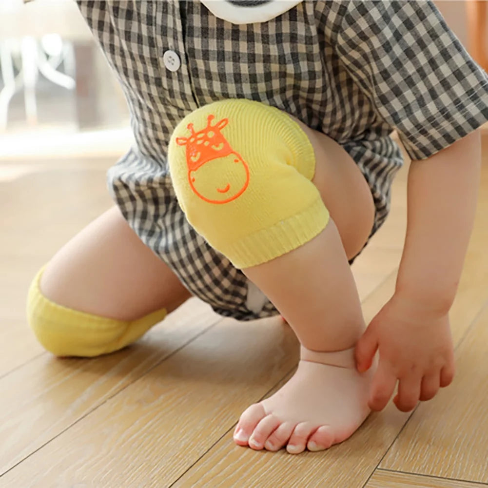 Baby Leg Sleeve for Crawling – Infant Kneepads, Adjustable Newborn Elastic Leg Knee Pads, Anti-Slip Leg Protector for Unisex Toddlers(6 Pairs)