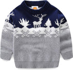 Boys Christmas Sweaters Xmas Reindeer Clothes