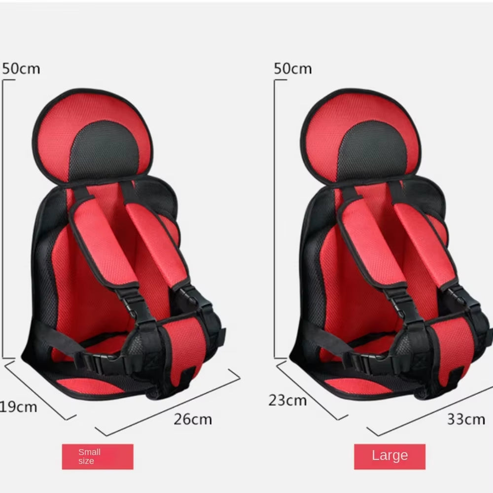 Child Safety Seat Mat for 6 Months to 12 Years Old Breathable Chairs Mats Baby Car Seat Cushion Adjustable Stroller Seat Pad