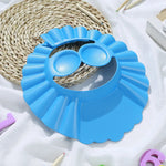 Baby Shower Soft Cap Adjustable Hair Wash Hat for Kids Ear Protection Safe Children Shampoo Bathing Shower Protect Head Cover