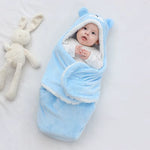 Warm Baby Sleeping Bags Autumn and Winter Soft Newborn Baby Wrap Blankets Cartoon Cocoon for Babies Flannel Baby Sleepsack 0-9M