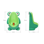 Cute Frog Children Toilet Potty Training Urinal Kids Toddler Pee Trainer for Boys Bathroom with Funny Aiming Target Baby Toilet