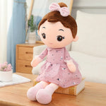 45CM Cute Angel Girl Plush Toy Lovely Stuffed Anime Figure Doll Wear Beautiful Dress Soft Toys for Girls Nice Gifts