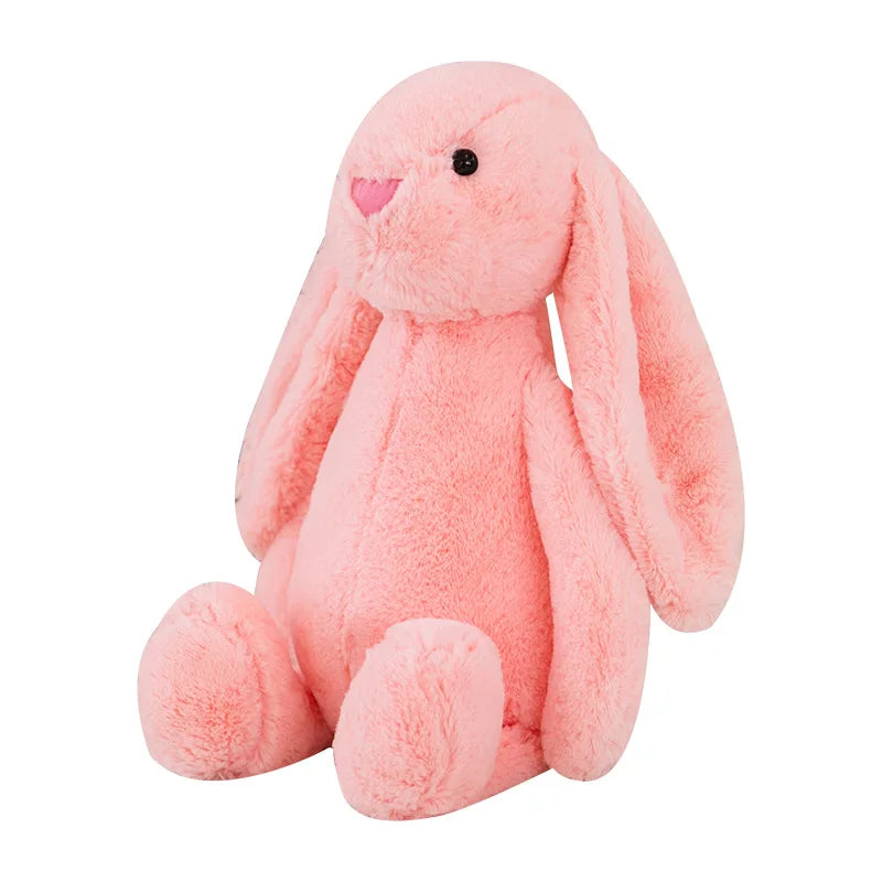 1/2PCS Plush Bunny Doll Children'S Sleepy Soothing Doll Rabbit Dolls Shy Pink Rabbit Doll Children Gift Bedroom Plush Ornament