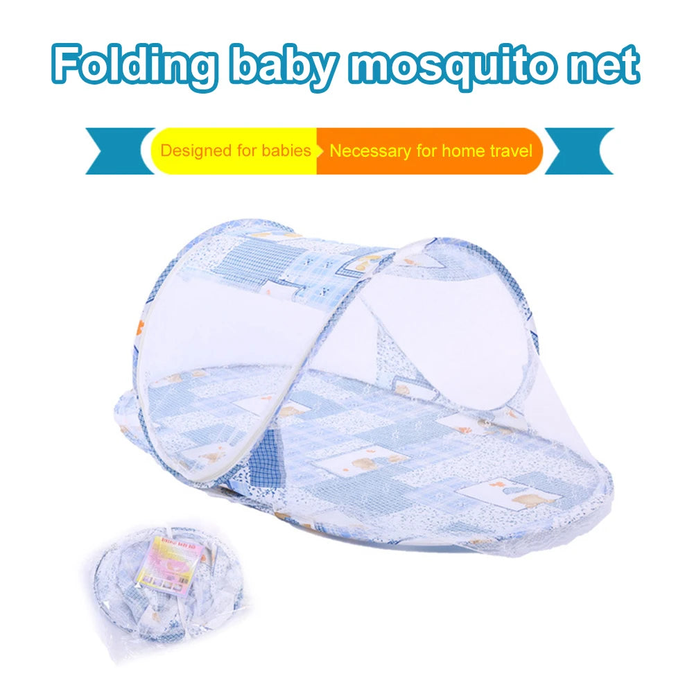 Portable Baby Crib Anti-Bug Net Foldable Summer Children Mosquito Net High Density Grids Tent for Newborn Infant