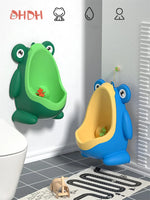 Cute Frog Children Toilet Potty Training Urinal Kids Toddler Pee Trainer for Boys Bathroom with Funny Aiming Target Baby Toilet