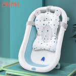 Baby Bathtubs Tub Pad Non-Slip Bathtub Seat Support Mat Newborn Safety Security Foldable Bath Support Cushion Baby Goods