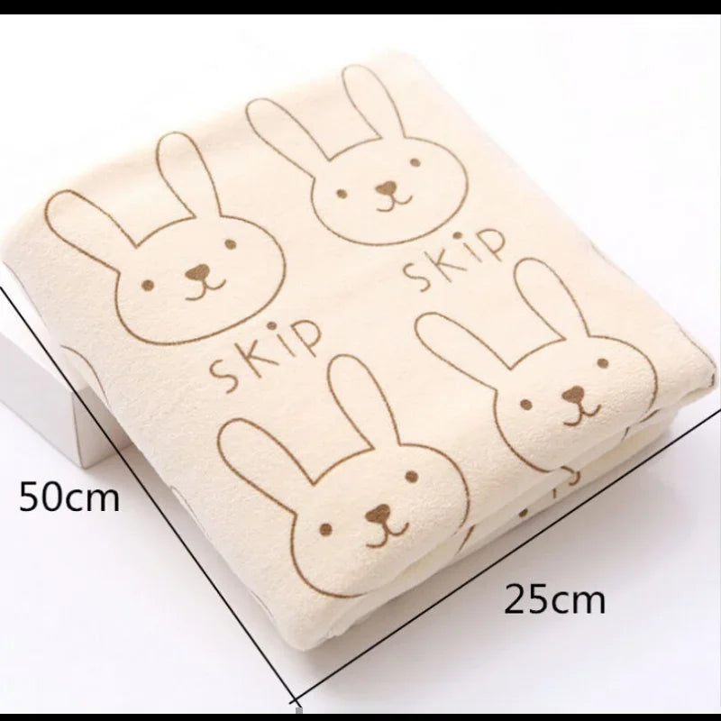 Rabbit Soft Microfiber Baby Bath Towels