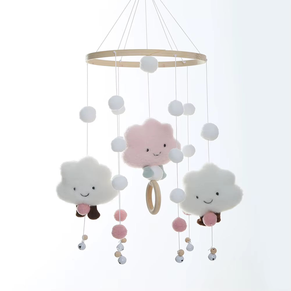 Baby Mobile Rattles Toys 0-12 Months for Baby Newborn Crib Bed Bell Toddler Rattles Carousel for Cots Kids Musical Toy Gift