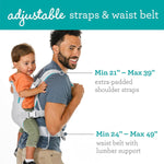 Flip 4-In-1 Light & Airy Convertible Carrier - Breathable, 4 Positions, Lumbar Support