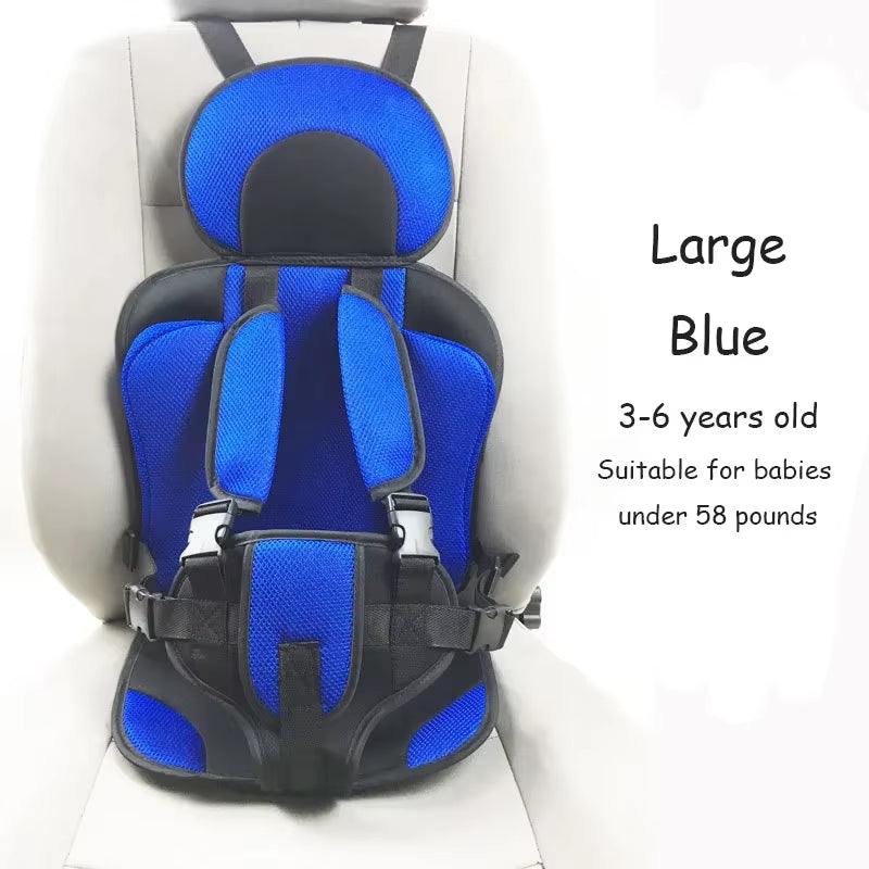 Child Safety Seat Mat for 6 Months to 12 Years Old Breathable Chairs Mats Baby Car Seat Cushion Adjustable Stroller Seat Pad